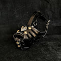 Aztec Leather Basket Muzzle — Black