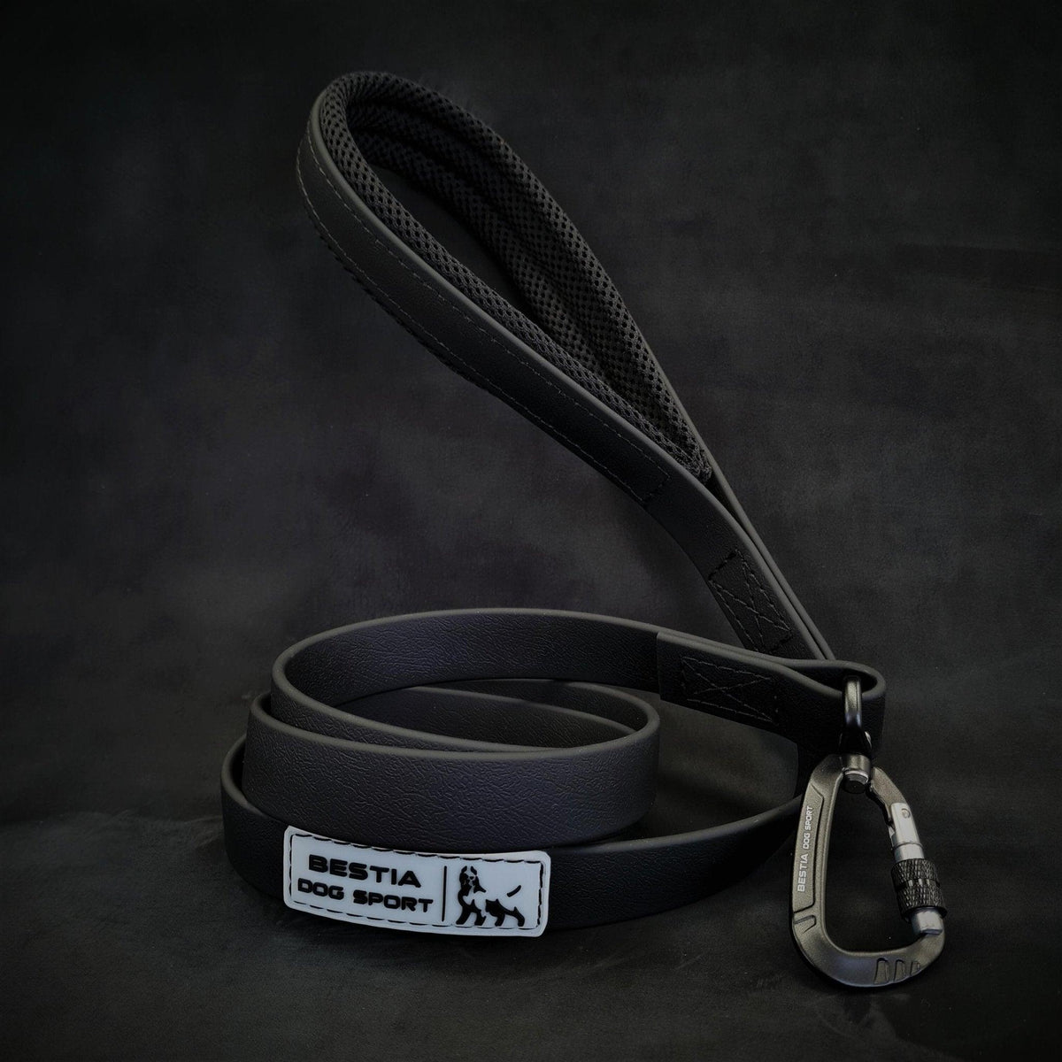 Tactical Dog Leash — Heavy Duty, All Black