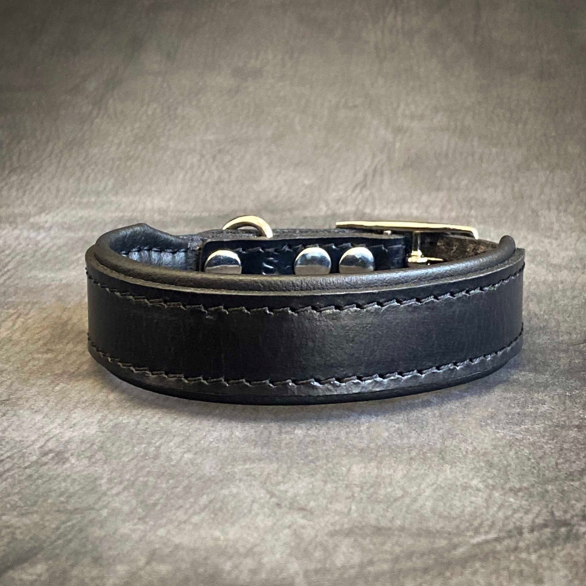 Clean Puppy Leather Collar — Black or Brown
