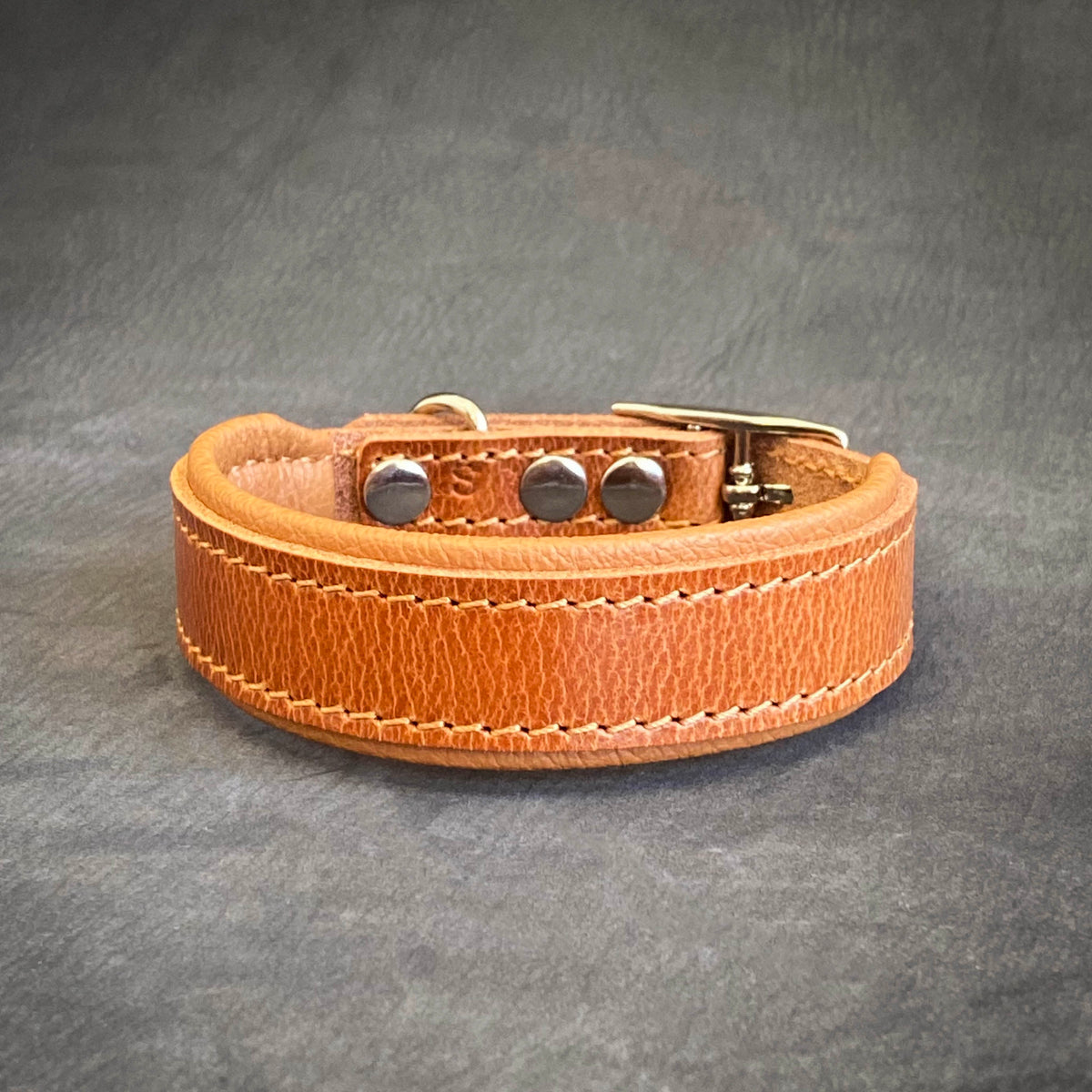 Clean Puppy Leather Collar — Black or Brown