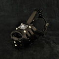 Eros Leather Basket Muzzle — All Black