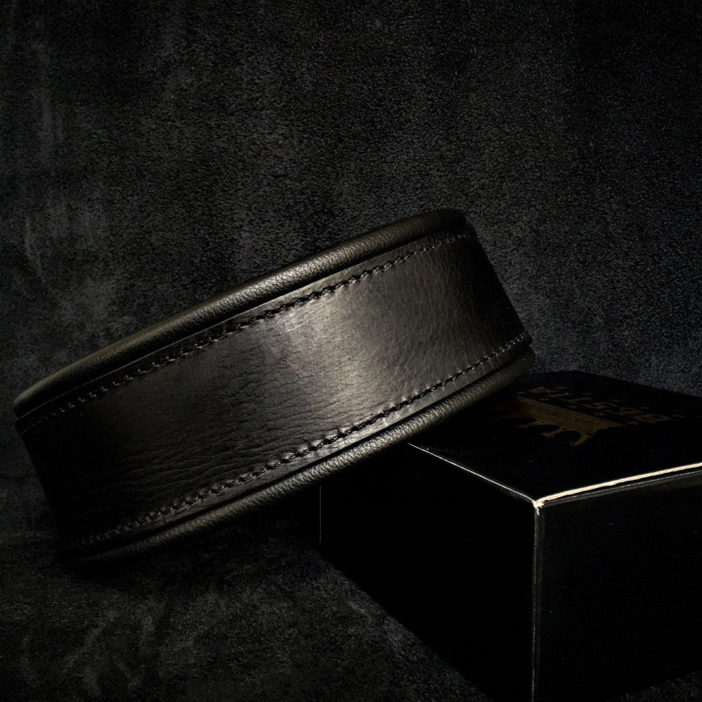 Style Leather Dog Collar — All Black