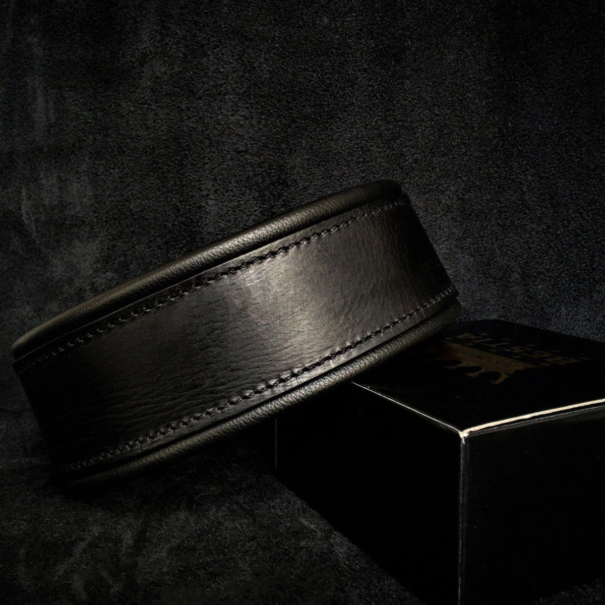 Style Leather Dog Collar — All Black